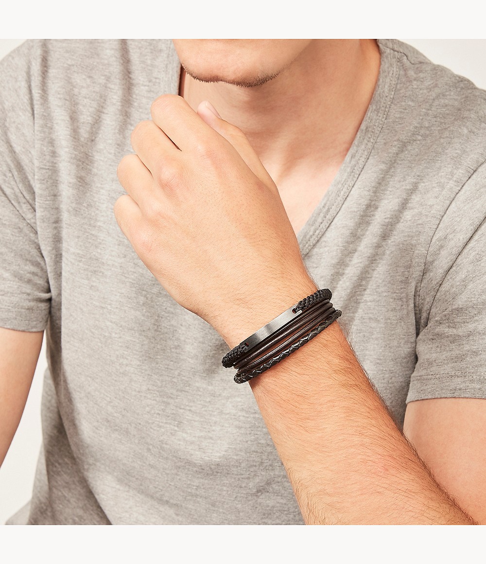 Pánský náramek Fossil JF023778793