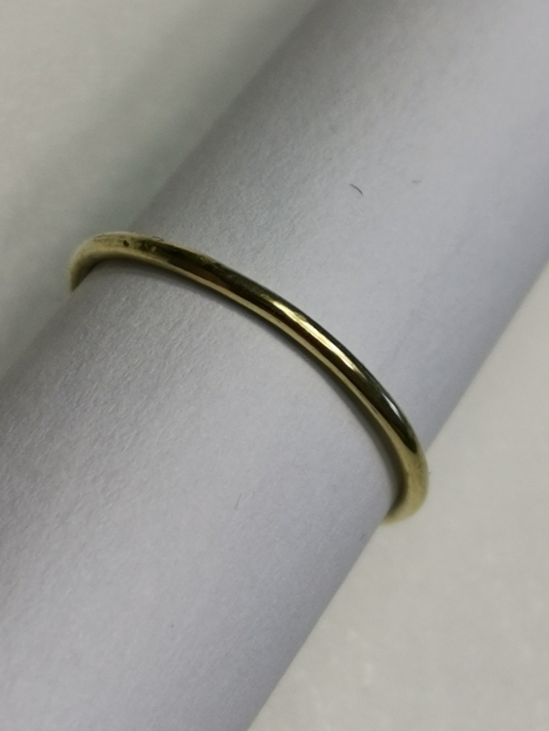 Zlatý prsten hladký ze žlutého zlata