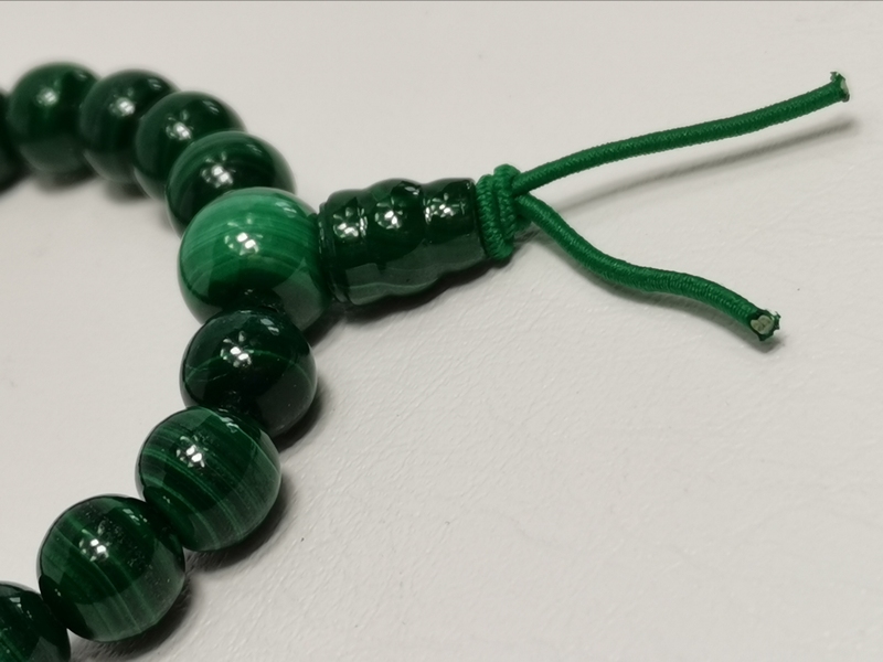 Buddhův energetický náramek, malachit
