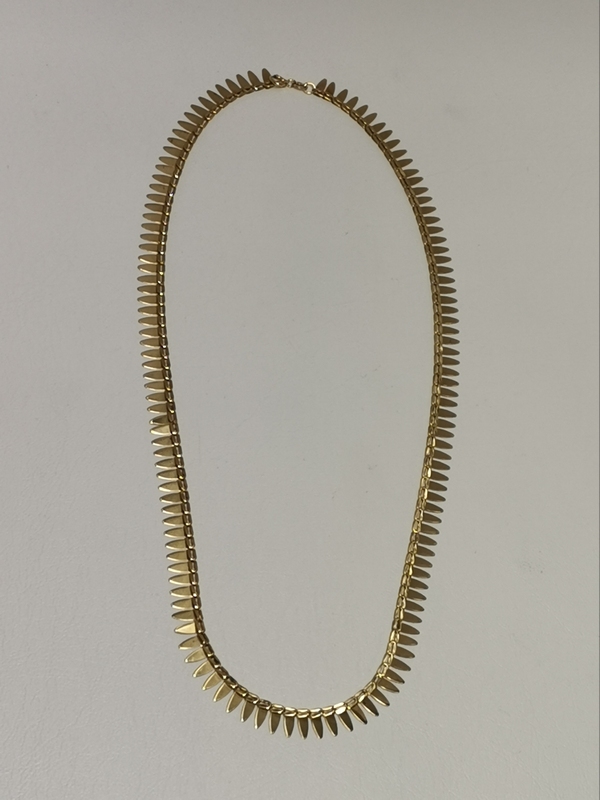 Zlatý dámský náhrdelník