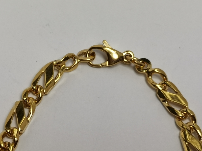 Zlacený náramek Altesse s destičkou