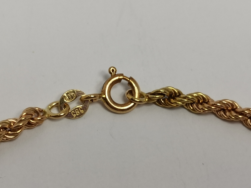 Zlatý řetízek valis trojbarevný