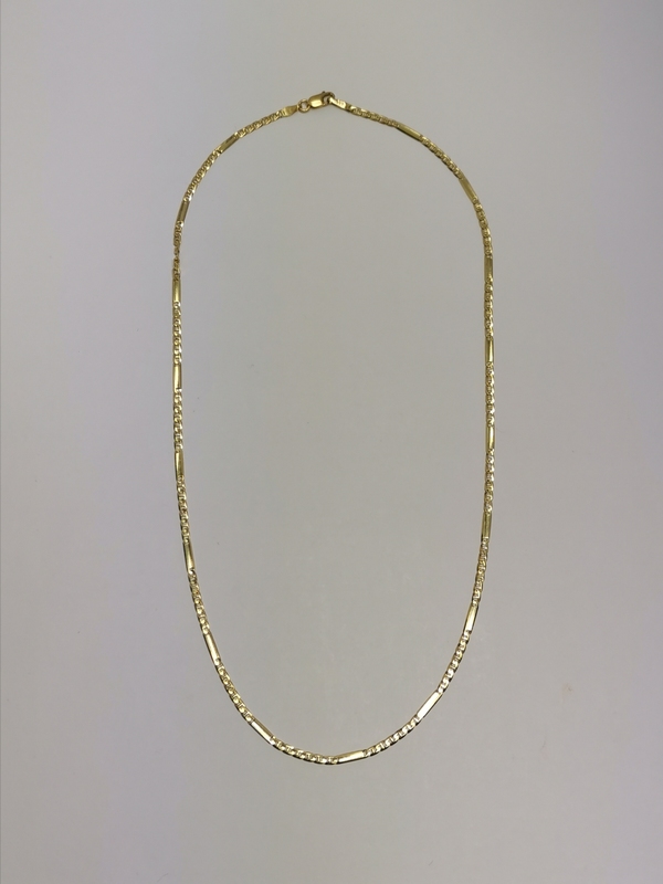 Zlatý náhrdelník s tyčkami