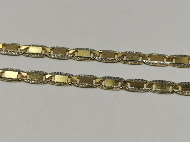 Zlatý řetízek "žiletky"