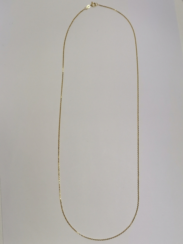 Zlatý řetízek anker