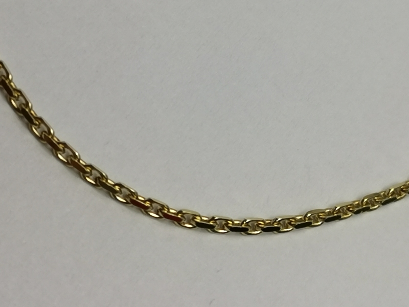 Zlatý řetízek anker