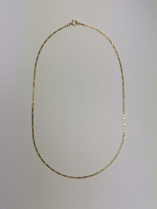 Zlatý řetízek figaro