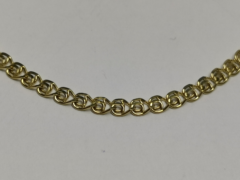 Zlatý řetízek ozdobný