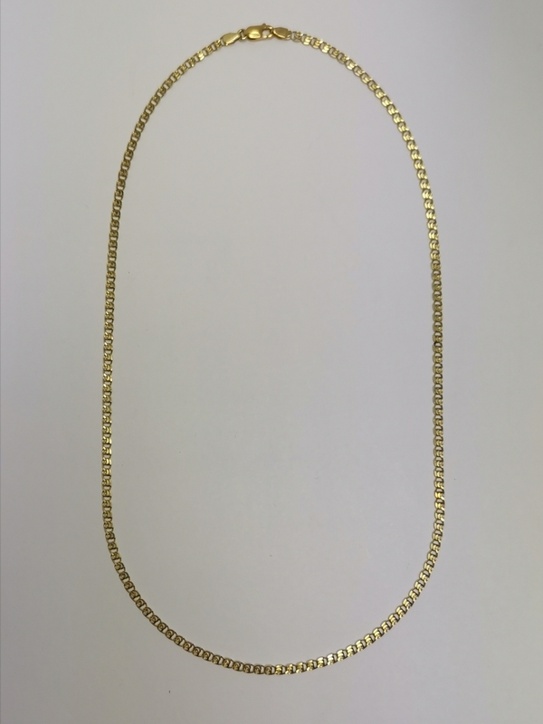 Zlatý řetízek ozdobný