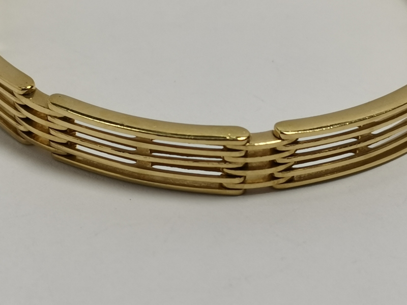 Zlatý náramek článkový