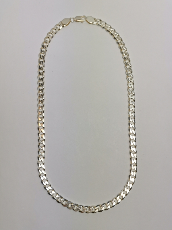 Silný stříbrný řetízek - pancer