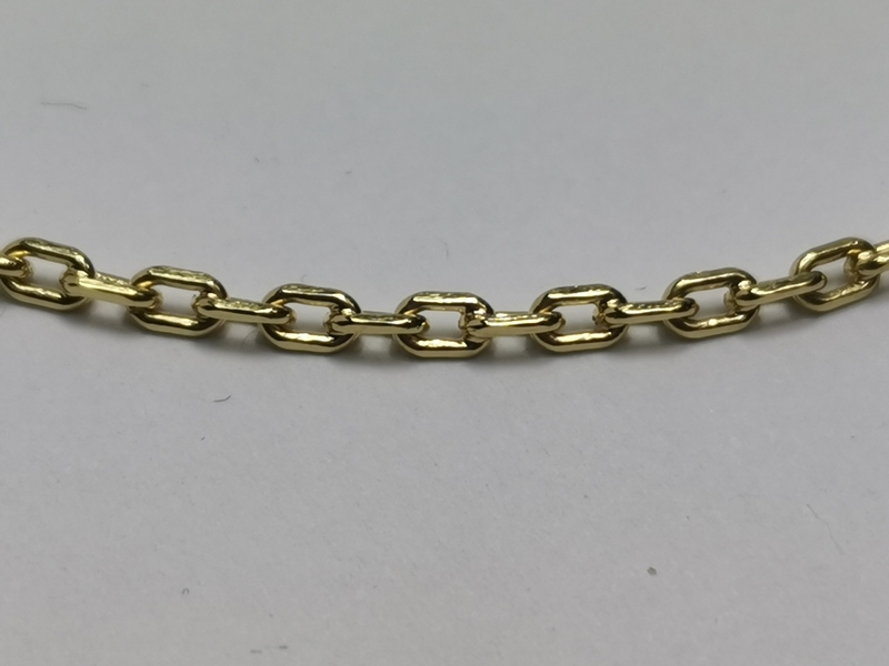 Zlatý řetízek silný anker