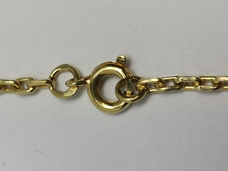 Zlatý řetízek silný anker