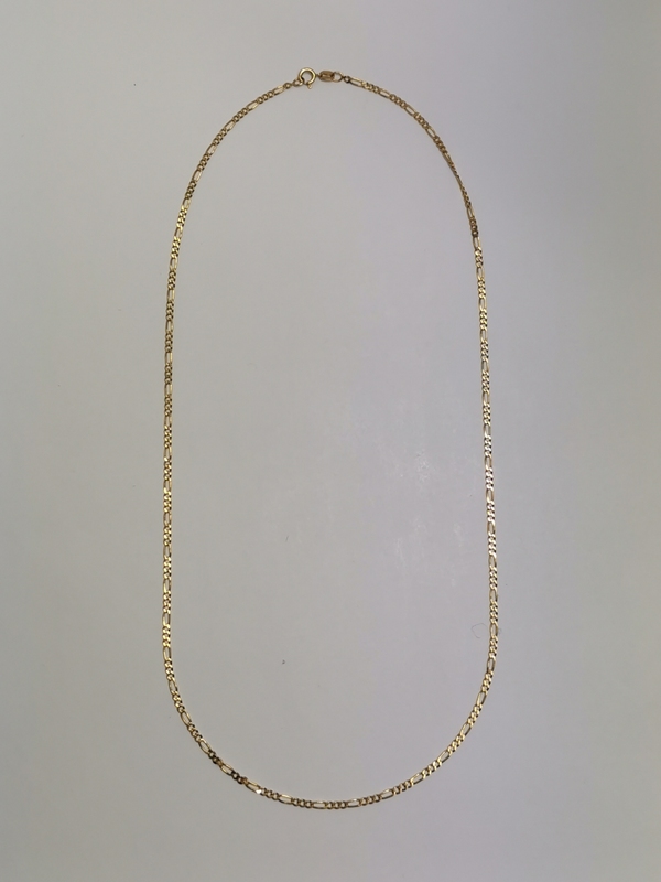 Zlatý řetízek figaro