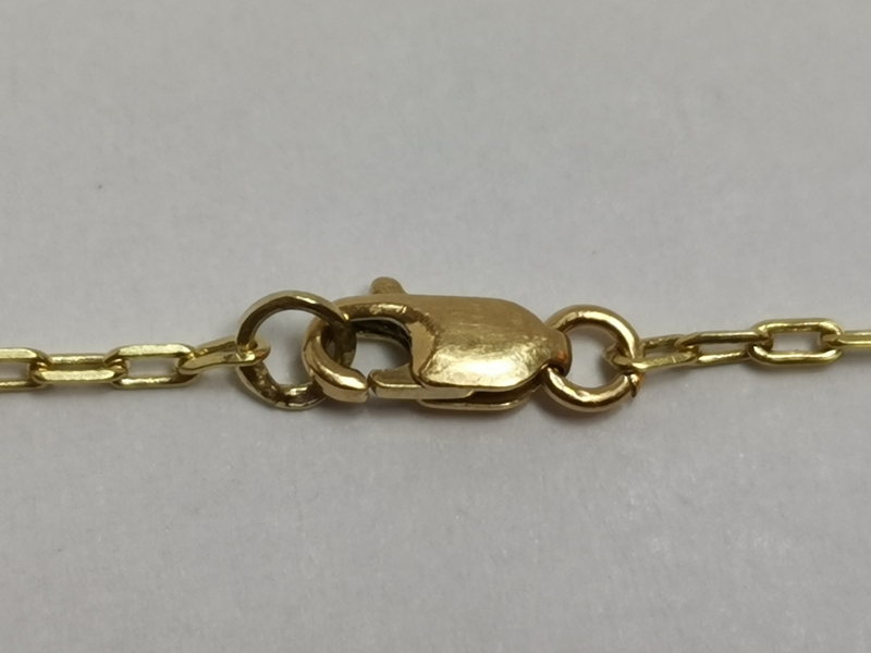 Zlatý dámský náramek anker