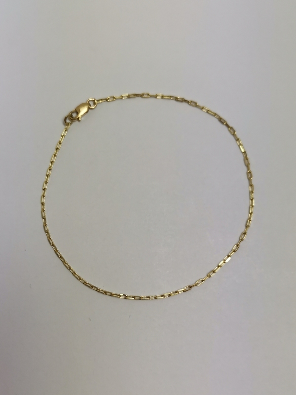 Zlatý dámský náramek anker