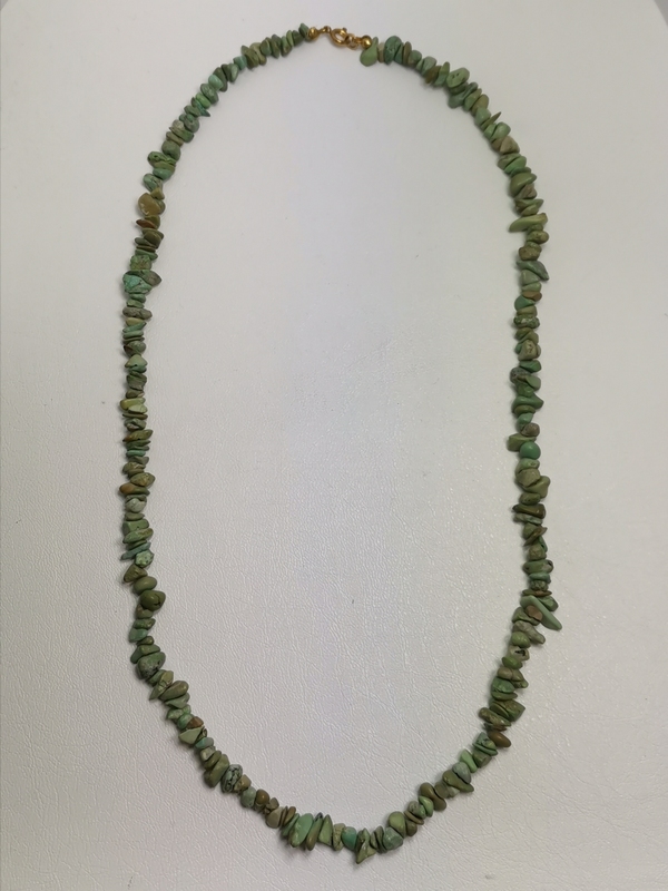 Korále tromlované tyrkys