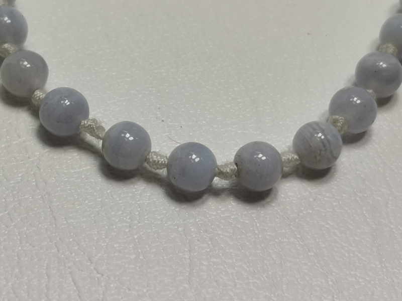 Korále chalcedon, broušené kuličky