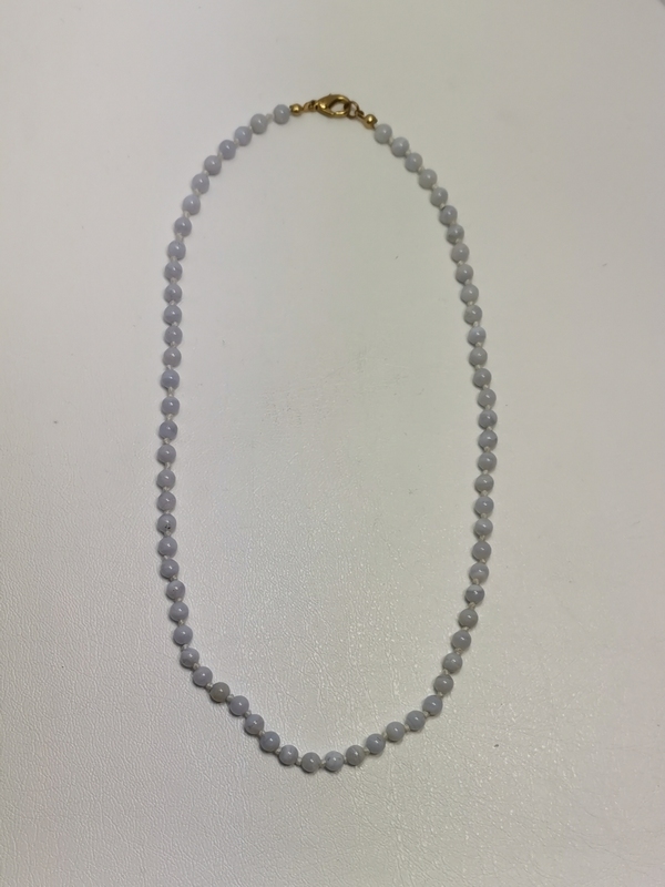 Korále chalcedon, broušené kuličky