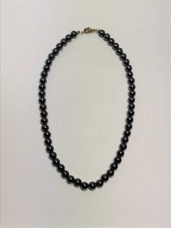 Korále hematit, broušené kuličky