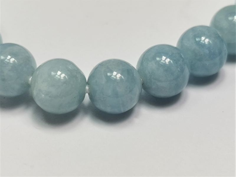 Buddhův energetický náramek, akvamarín
