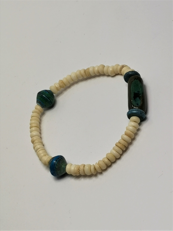 Náramek korálky, keramika