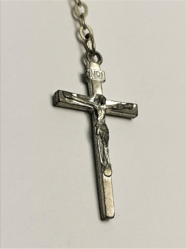 Růženec z přírodního kamene, jahodového křemene (strawberry quartz)