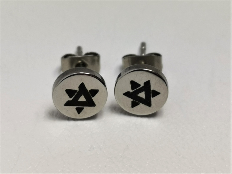 Naušnice pecky z chirurgické oceli