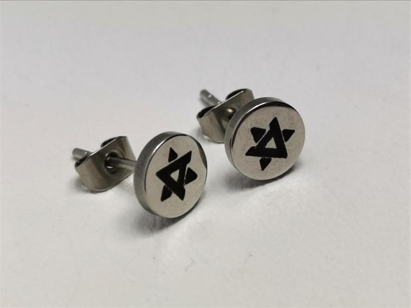 Naušnice pecky z chirurgické oceli