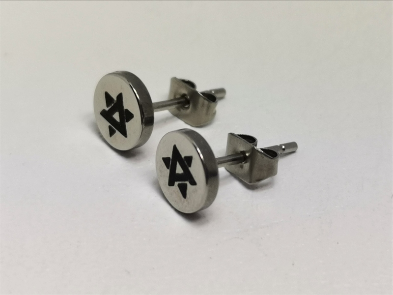 Naušnice pecky z chirurgické oceli