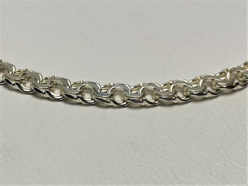 Stříbrný řetízek ozdobný