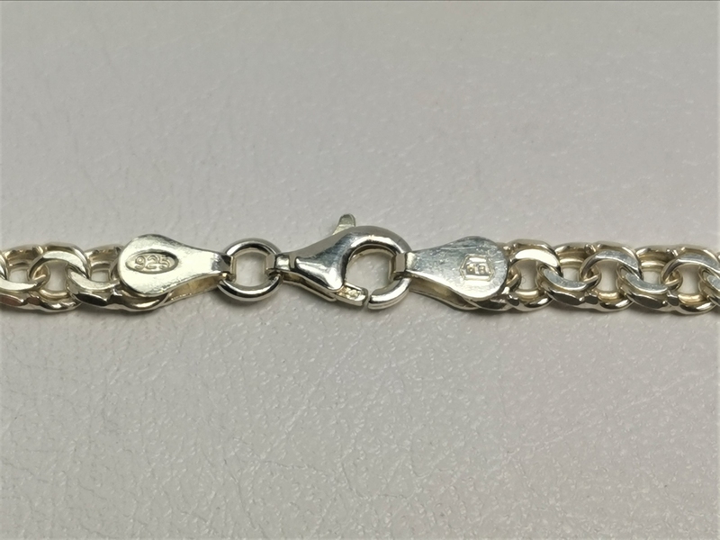 Stříbrný řetízek ozdobný