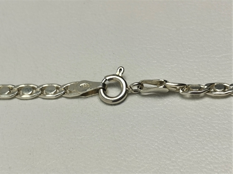 Stříbrný řetízek ozdobný