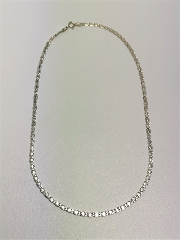 Stříbrný řetízek ozdobný