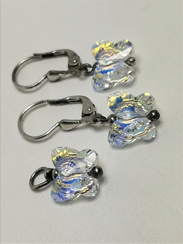 Stříbrná souprava se Swarovski křišťálem