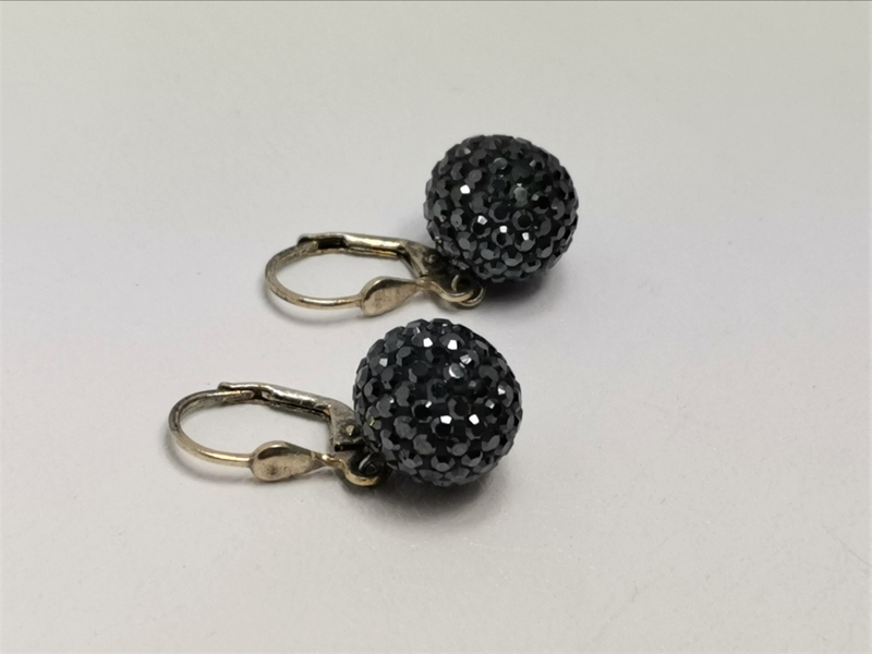 Stříbrné naušnice se Swarovski křišťálem