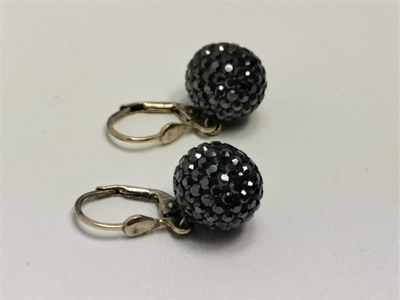 Stříbrné naušnice se Swarovski křišťálem