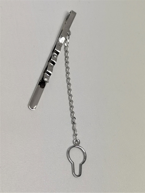 Stříbrná kravatová spona