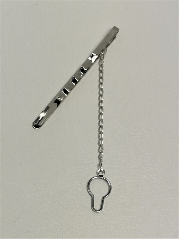 Stříbrná kravatová spona