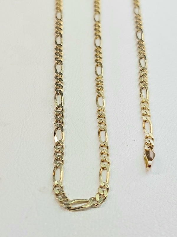 Zlatý řetízek figaro