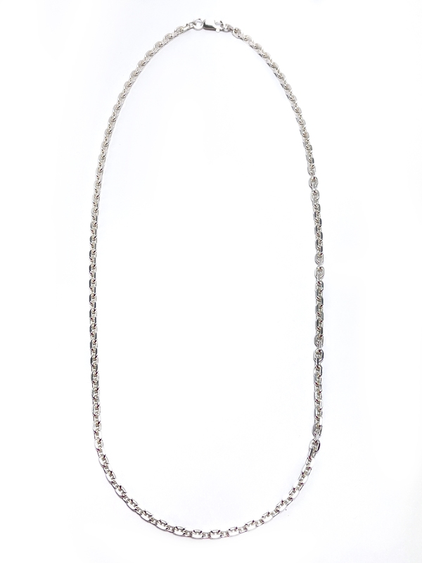 Silný stříbrný řetízek - anker