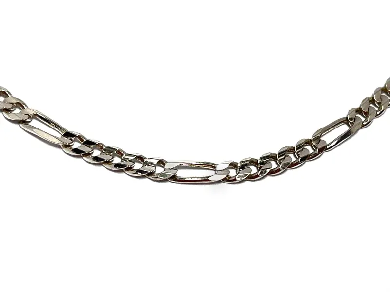 Stříbrný řetízek - figaro