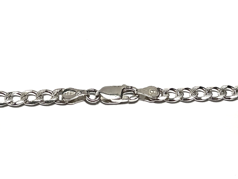 Stříbrný řetízek - pancer