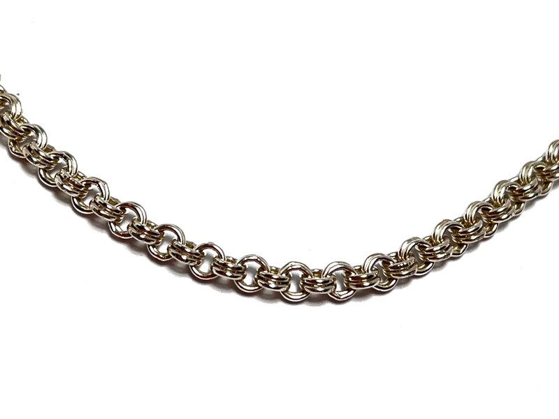 Stříbrný řetízek - dvojitý anker