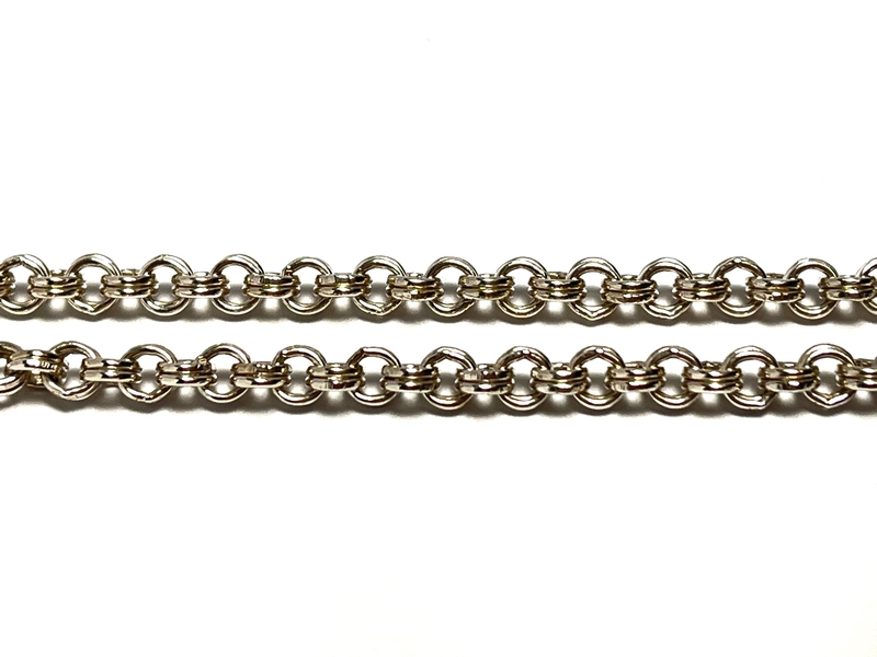 Stříbrný řetízek - dvojitý anker