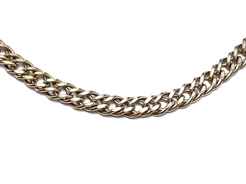 Silný stříbrný řetízek - rombo