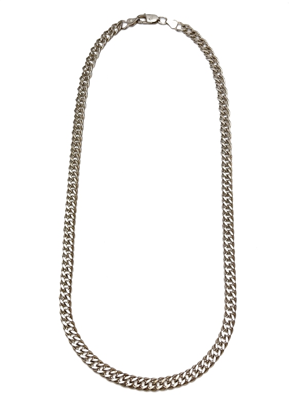 Silný stříbrný řetízek - rombo