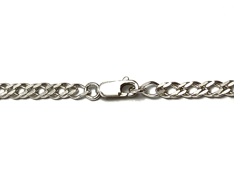 Stříbrný řetízek - rombo