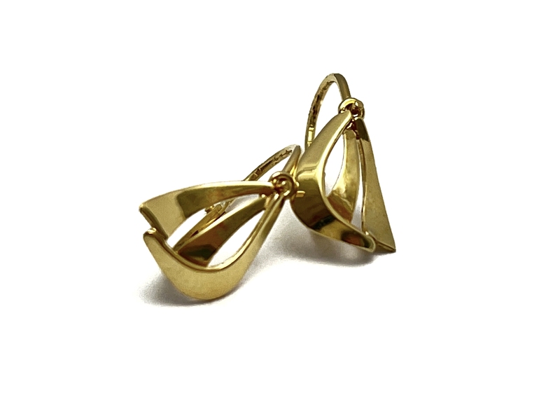 Zlaté dětské naušnice