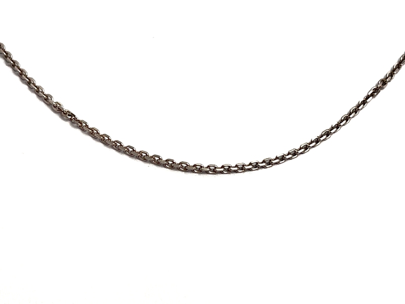 Zlatý řetízek z bílého zlata anker